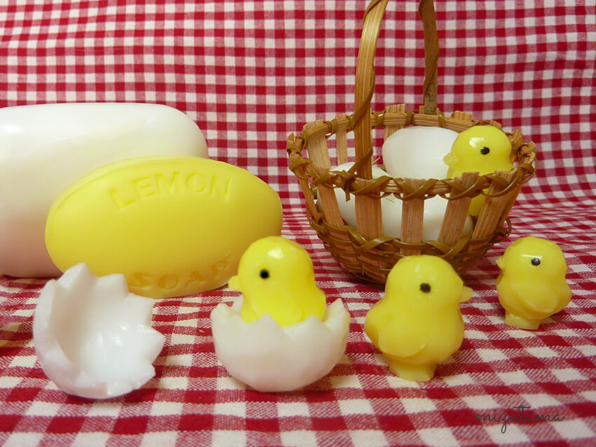 soap chicks and eggs illustration 2